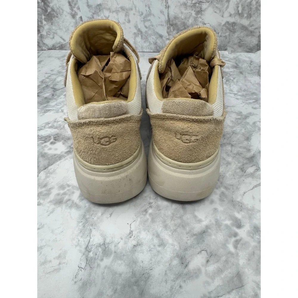 UGG Marin Lace Sand White Suede Platform chunky /Y2k /90's Sneakers 8.5